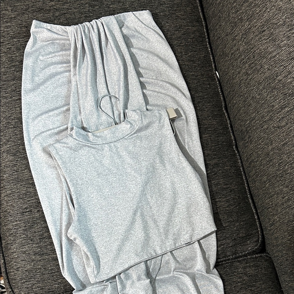 Elegant Gray Women's Sleepwear Set